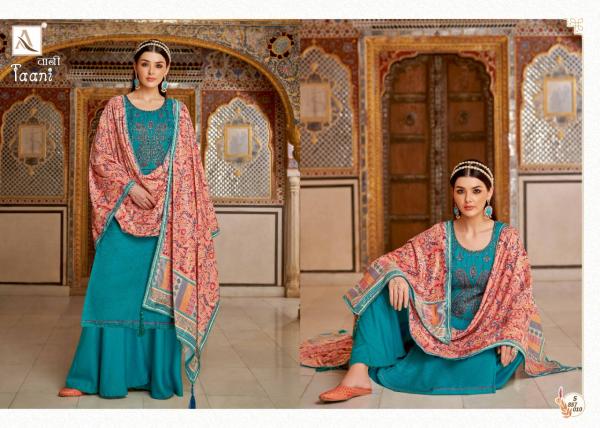 Alok Taani Designer Pashmina Kashmiri Embroidery Salwar 